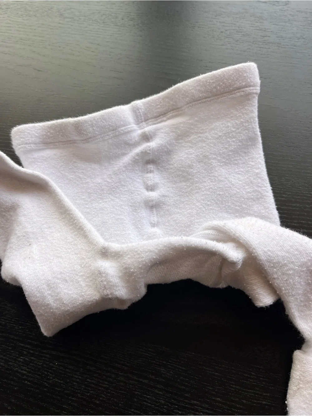 Tights white knit